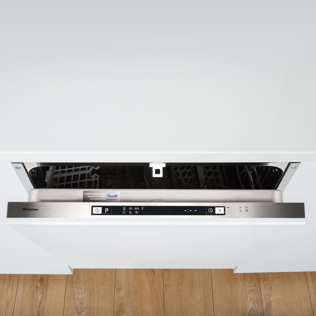 Hisense HV622E15UK Fully Integrated Standard Dishwasher - Silver Control Panel - E Rated