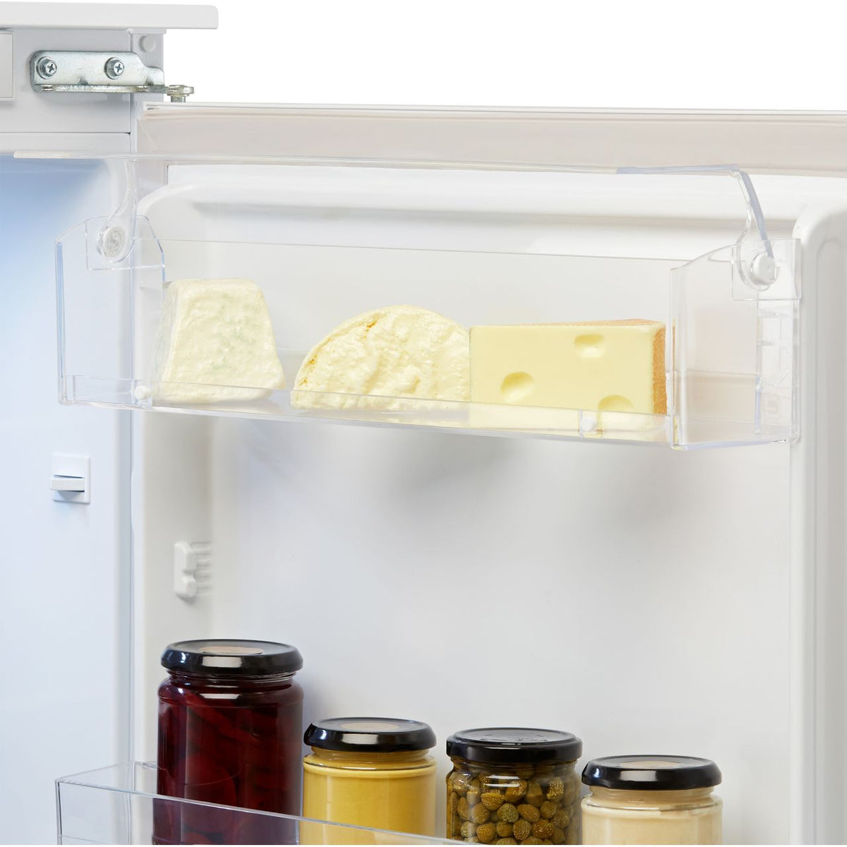 Hisense RIB312F4AWF Integrated 70-30 Frost Free Fridge Freezer with Sliding Door Fixing Kit - White - F Rated