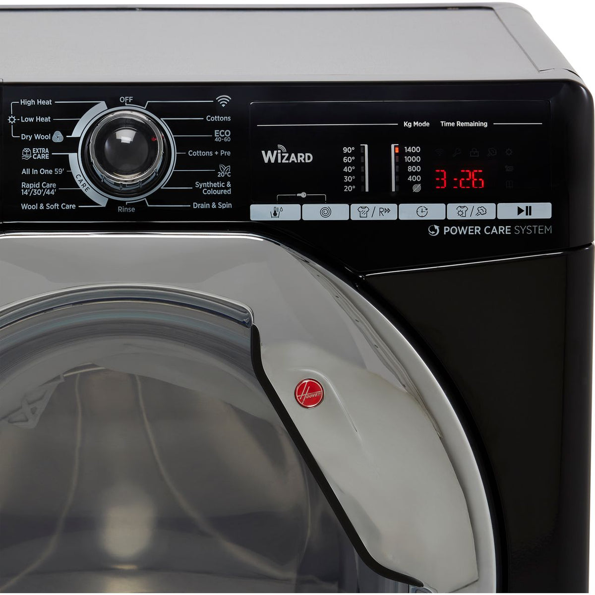 Hoover H-WASH 300 H3D41065TACBE Wifi Connected 10Kg - 6Kg Washer Dryer with 1400 rpm - Black - E Rated