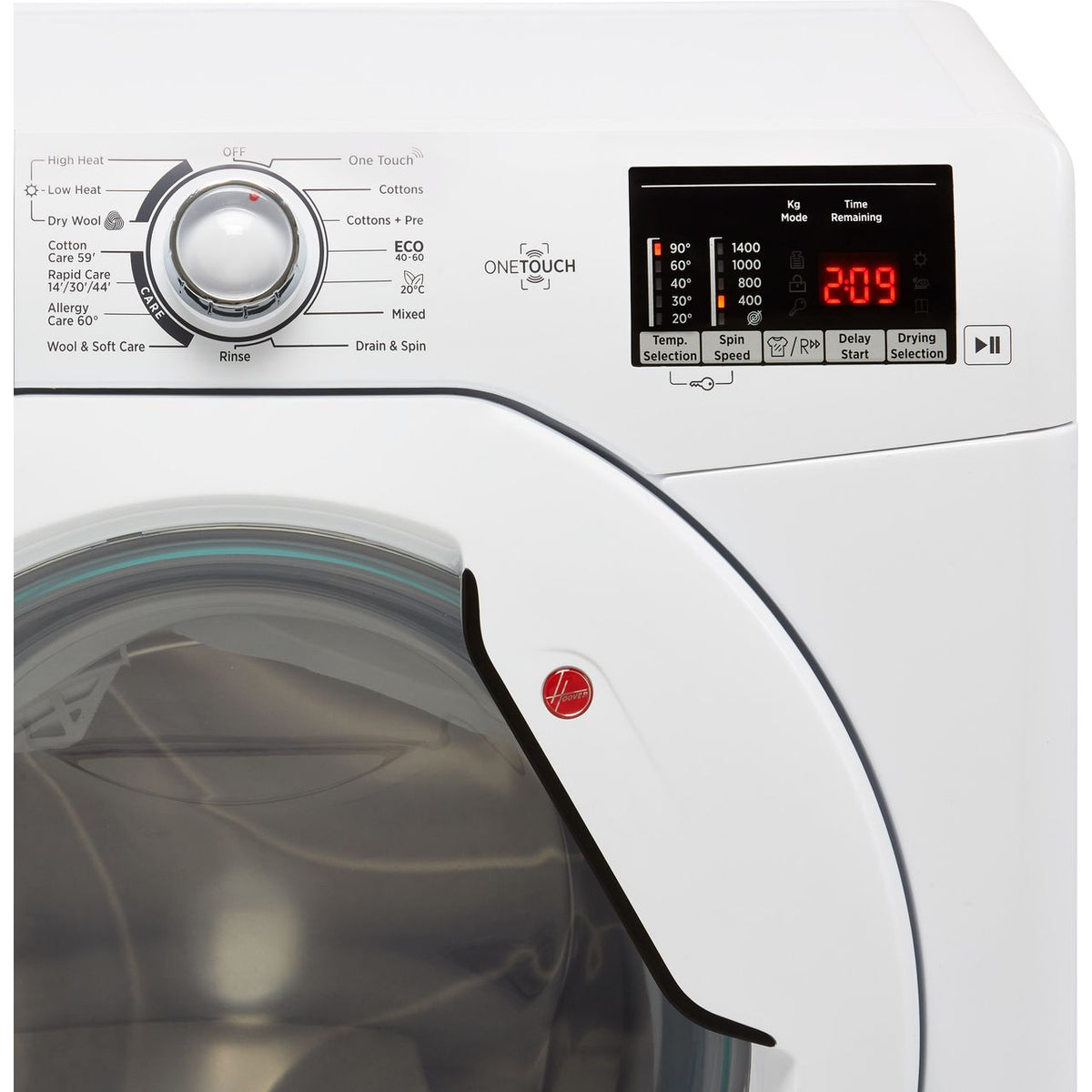 Hoover H-WASH&DRY 300 H3D4962DE 9Kg - 6Kg Washer Dryer with 1400 rpm - White - E Rated