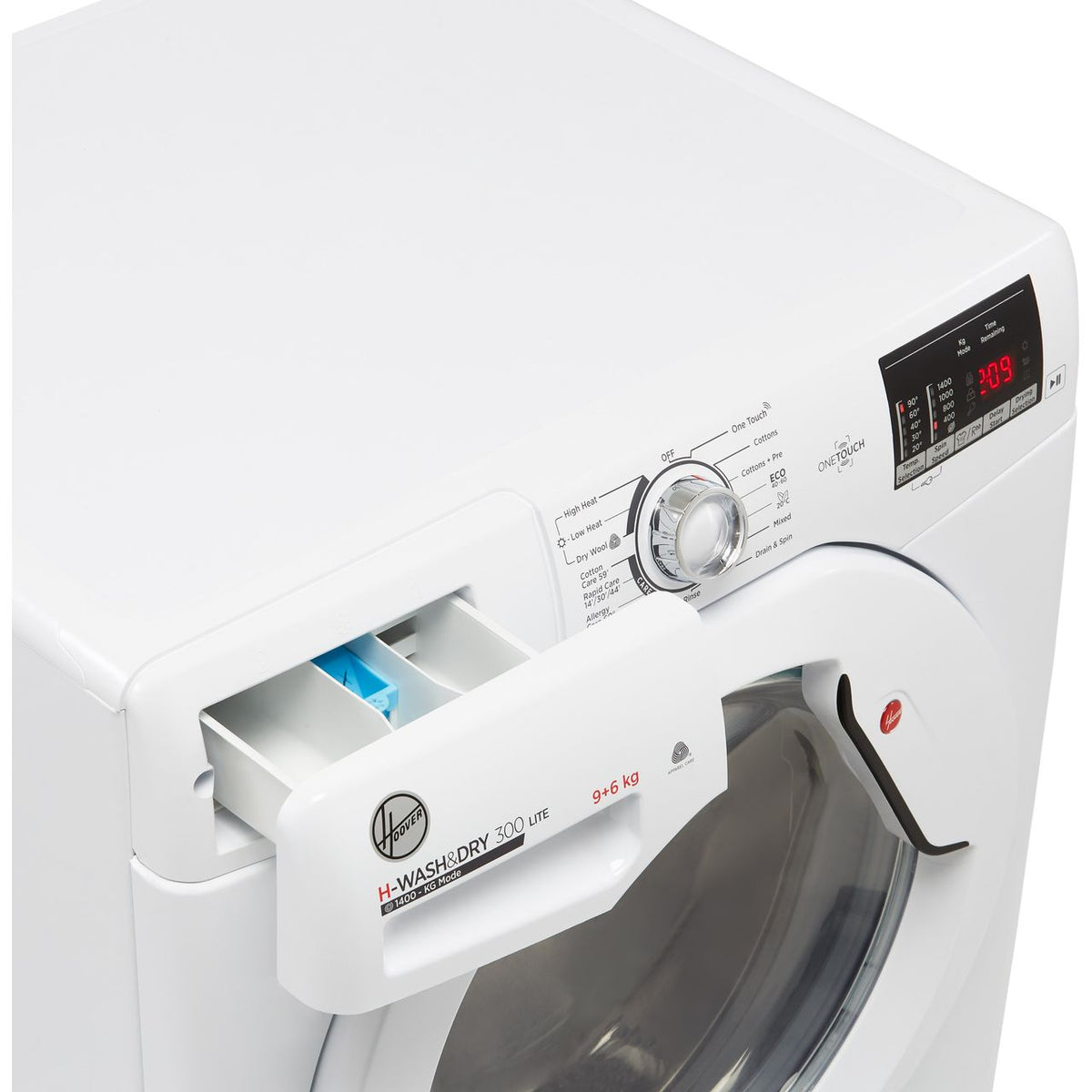 Hoover H-WASH&DRY 300 H3D4962DE 9Kg - 6Kg Washer Dryer with 1400 rpm - White - E Rated