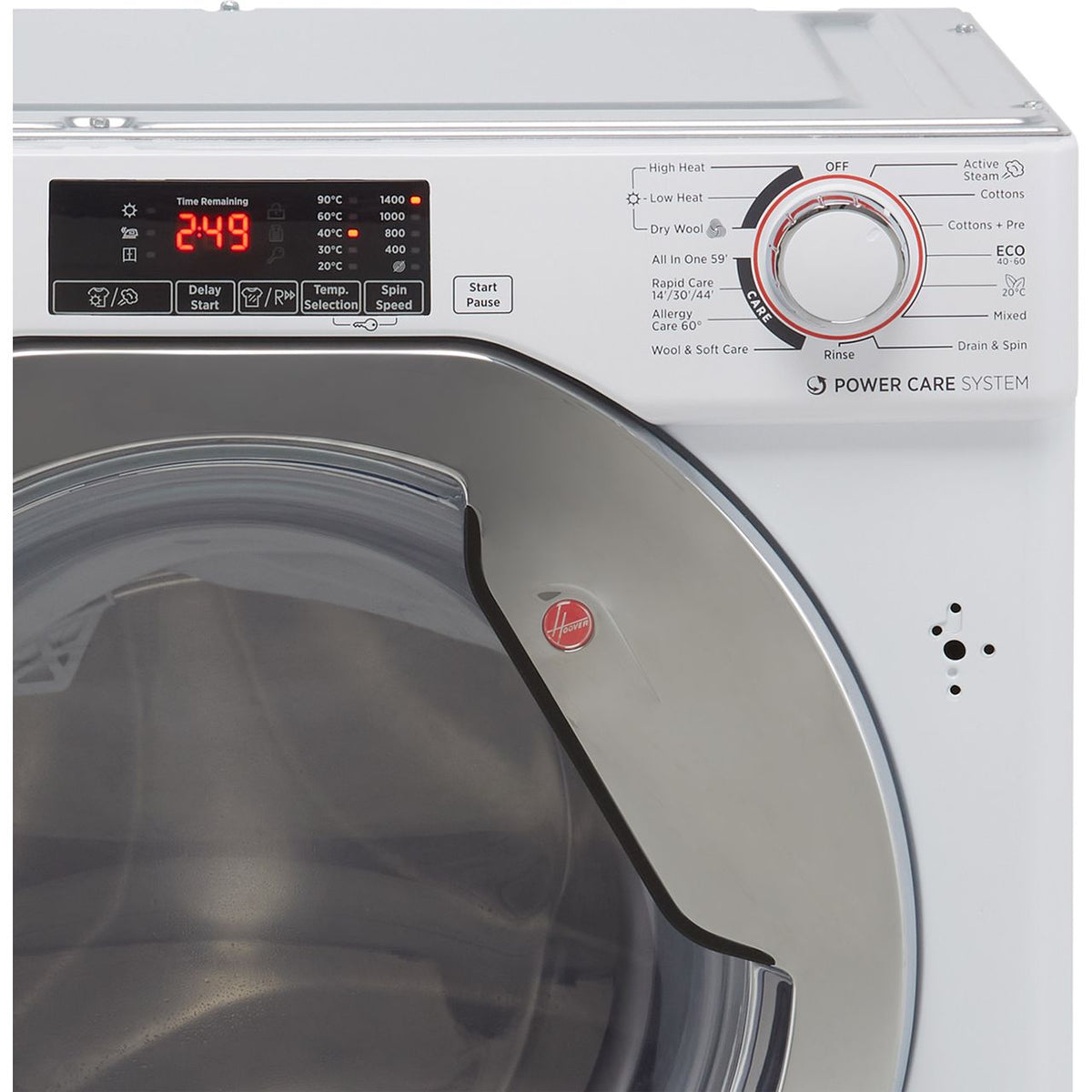 Hoover H-WASH&DRY 300 LITE HBDS485D1ACE Integrated 8Kg - 5Kg Washer Dryer with 1400 rpm - White - E Rated