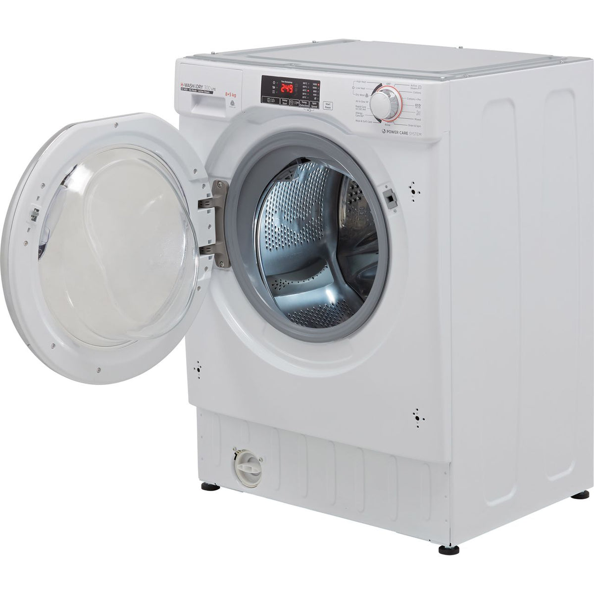 Hoover H-WASH&DRY 300 LITE HBDS485D1ACE Integrated 8Kg - 5Kg Washer Dryer with 1400 rpm - White - E Rated