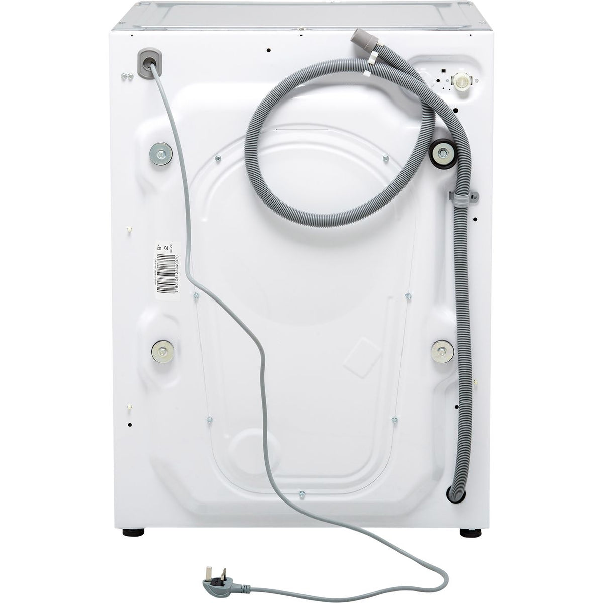 Hoover H-WASH 300 HBWS48D1W4 Integrated 8kg Washing Machine with 1400 rpm - White - B Rated