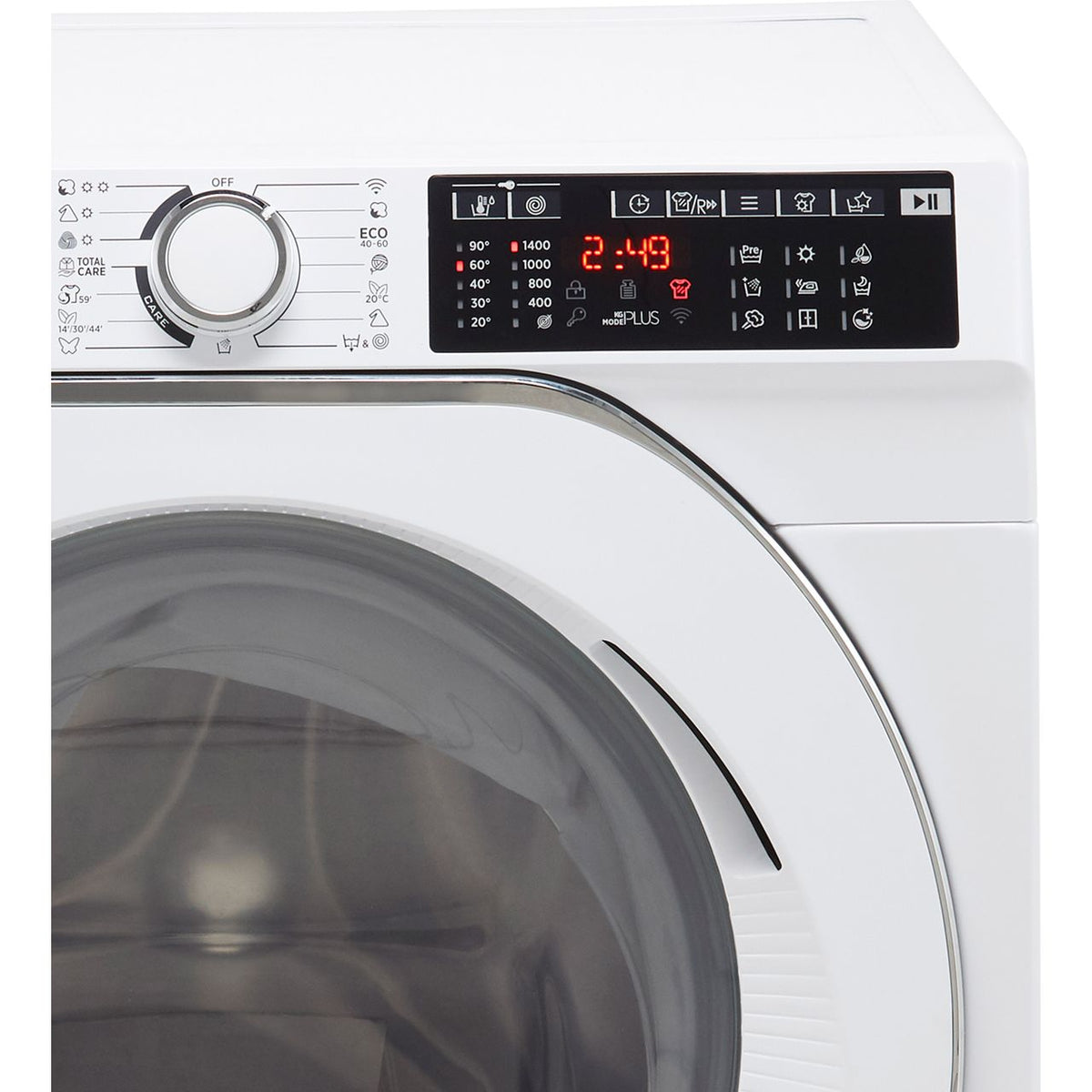 Hoover H-WASH 500 HD4149AMC-1 Wifi Connected 14Kg - 9Kg Washer Dryer with 1400 rpm - White - F Rated