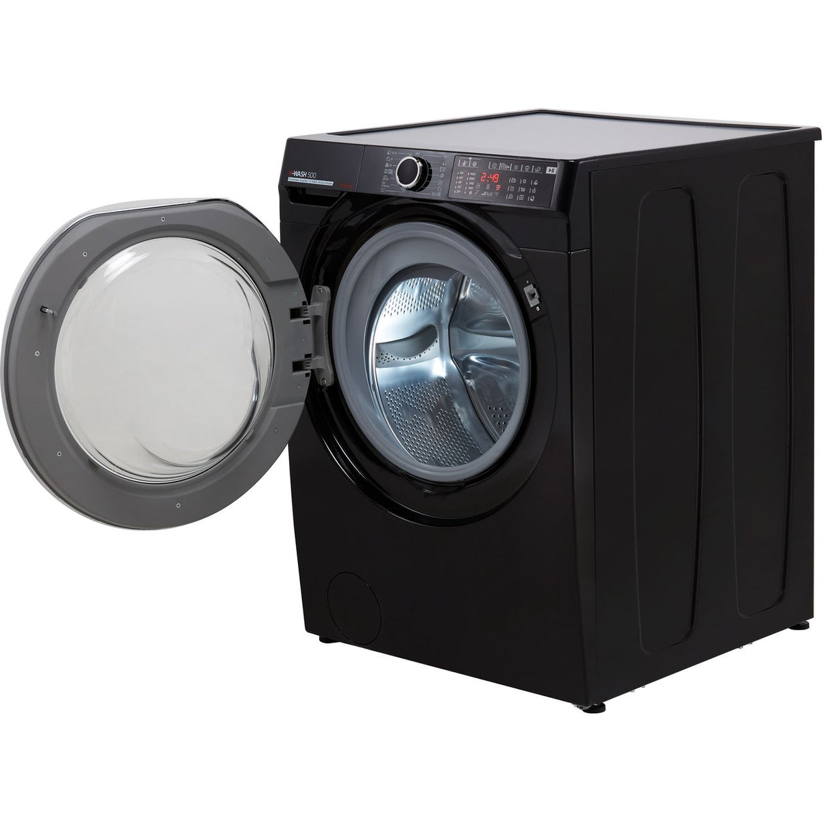 Hoover H-WASH 500 HD496AMBCB-1 Wifi Connected 9Kg - 6Kg Washer Dryer with 1400 rpm - Black - D Rated