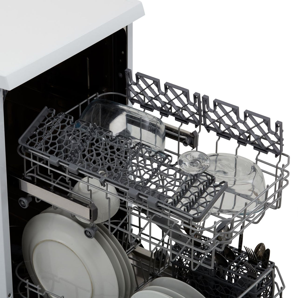 Hoover H-DISH 300 HDPH2D1049W Slimline Dishwasher - White - E Rated