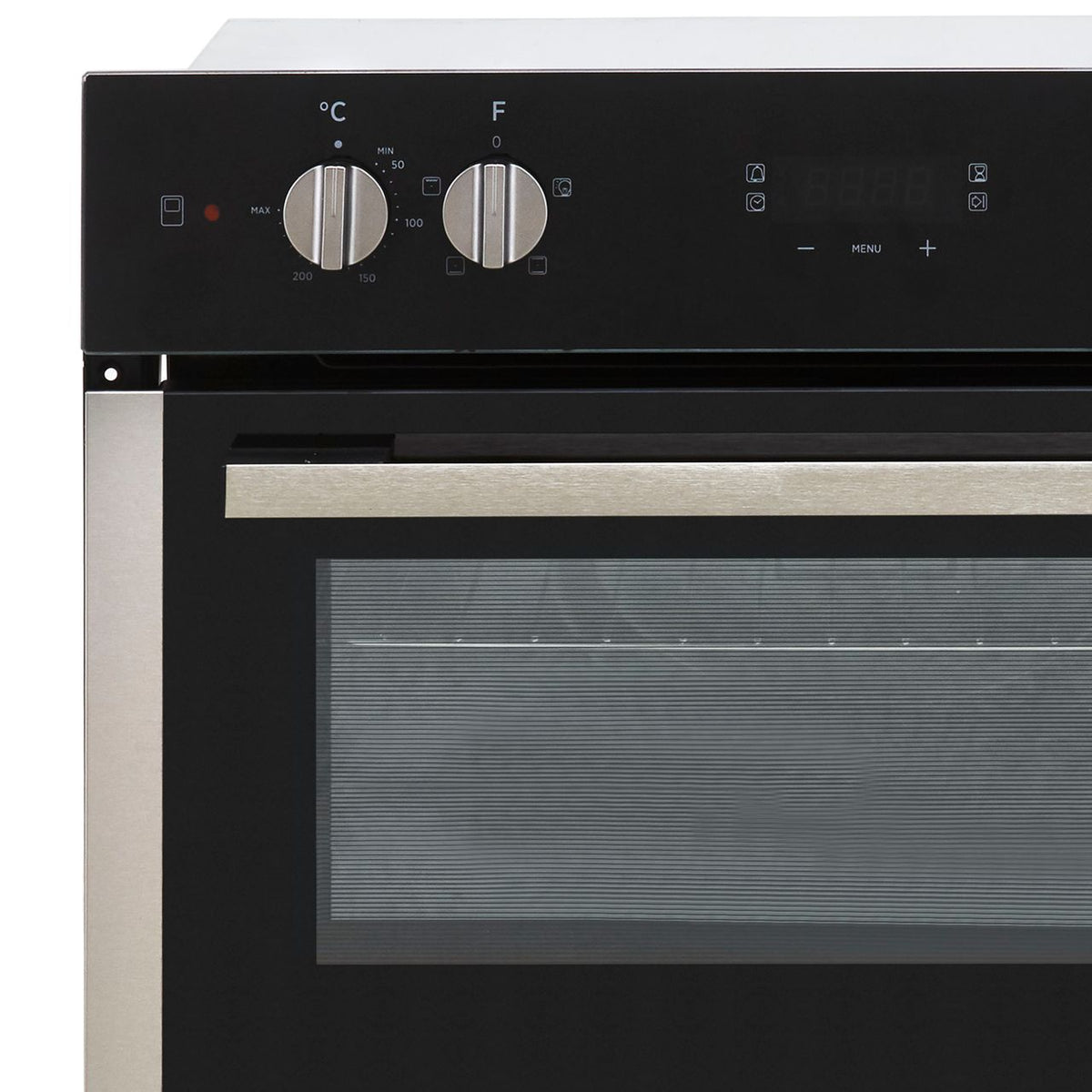 Hoover H-OVEN 300 HO7DC3UB308BI Built Under Electric Double Oven - Black - Stainless Steel - A-A Rated