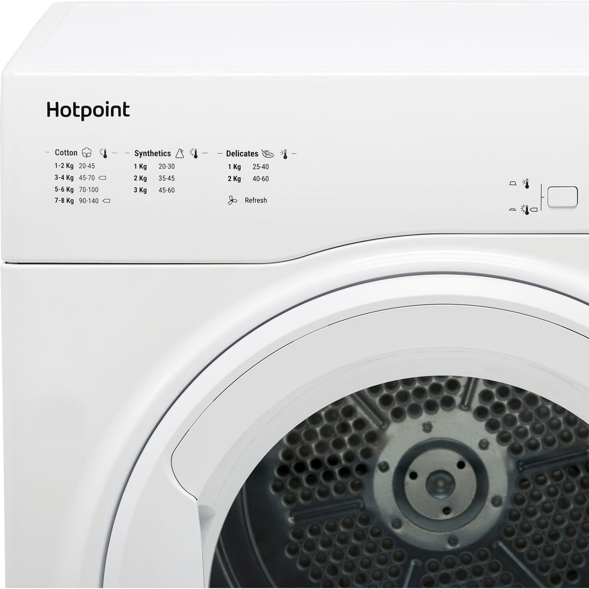 Hotpoint H1D80WUK 8Kg Vented Tumble Dryer - White - C Rated