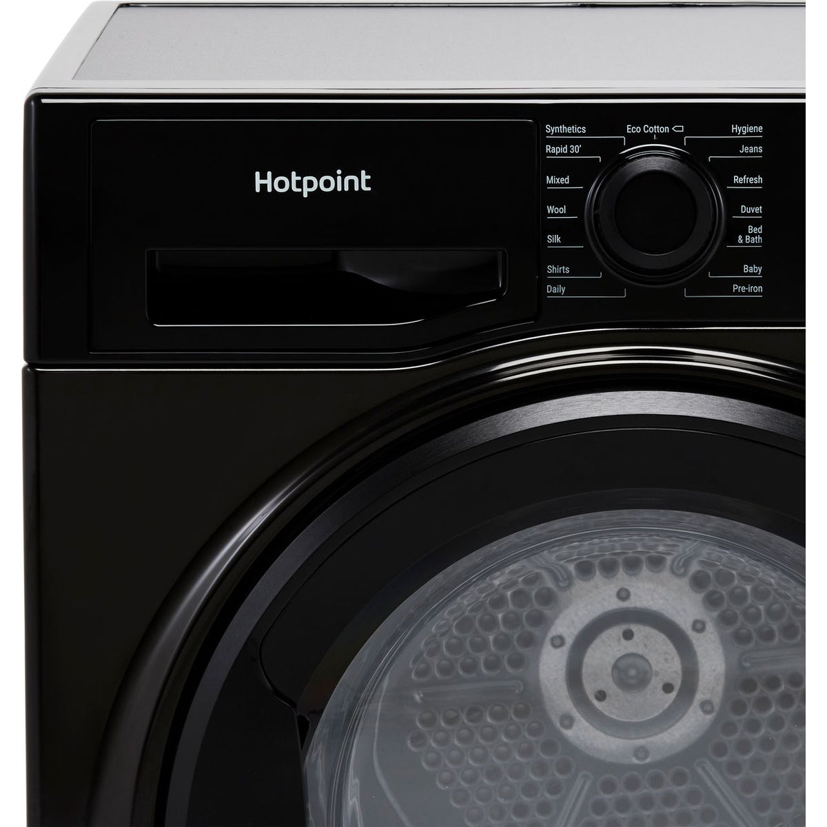 Hotpoint H3D81BUK 8Kg Condenser Tumble Dryer - Black - B Rated