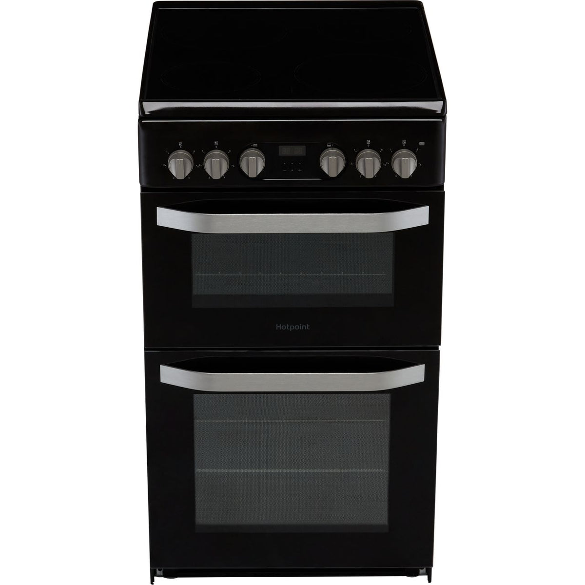 Hotpoint HD5V93CCB-UK 50cm Electric Cooker with Ceramic Hob - Black - A-B Rated