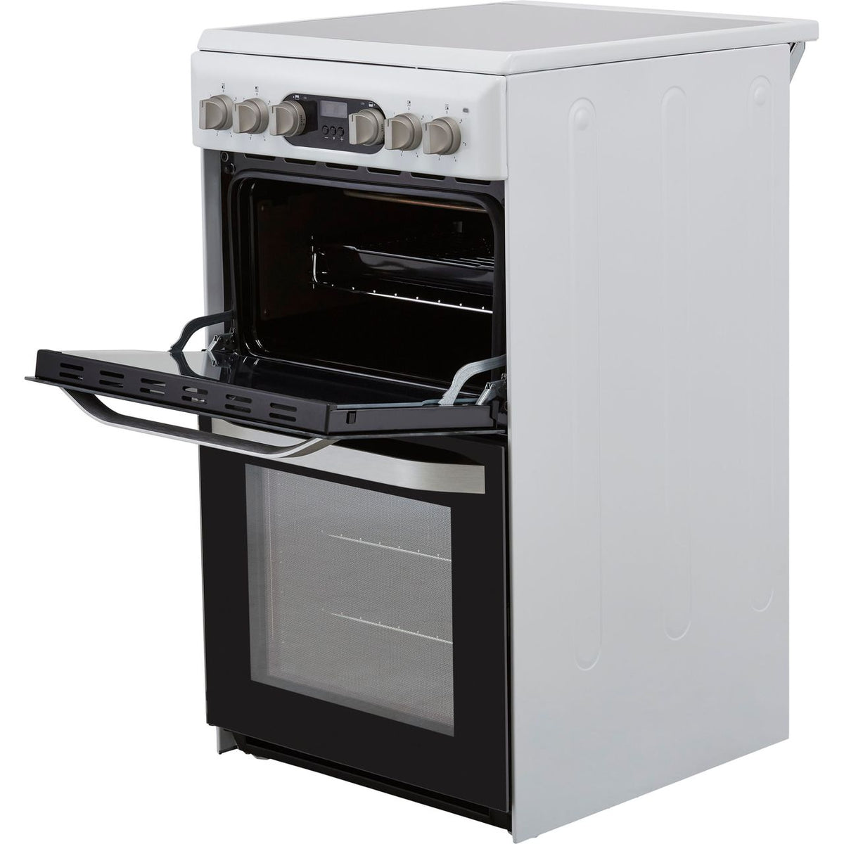 Hotpoint HD5V93CCW-UK 50cm Electric Cooker with Ceramic Hob - White - A-B Rated