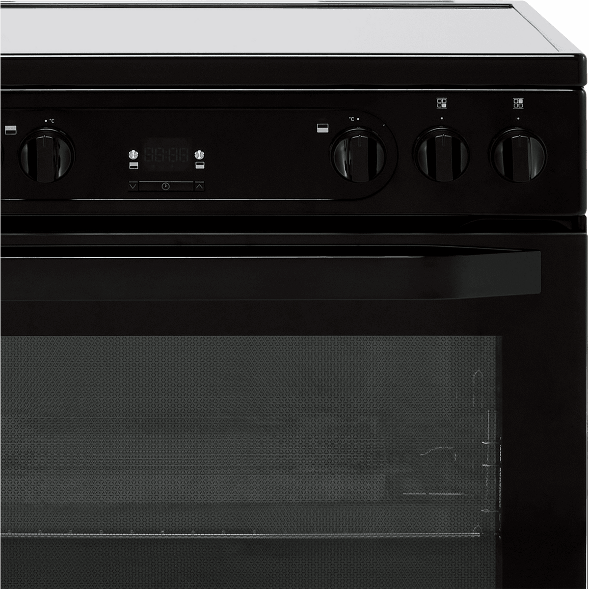 Hotpoint HDM67V92HCB-UK Electric Cooker with Ceramic Hob - Black - A-A Rated