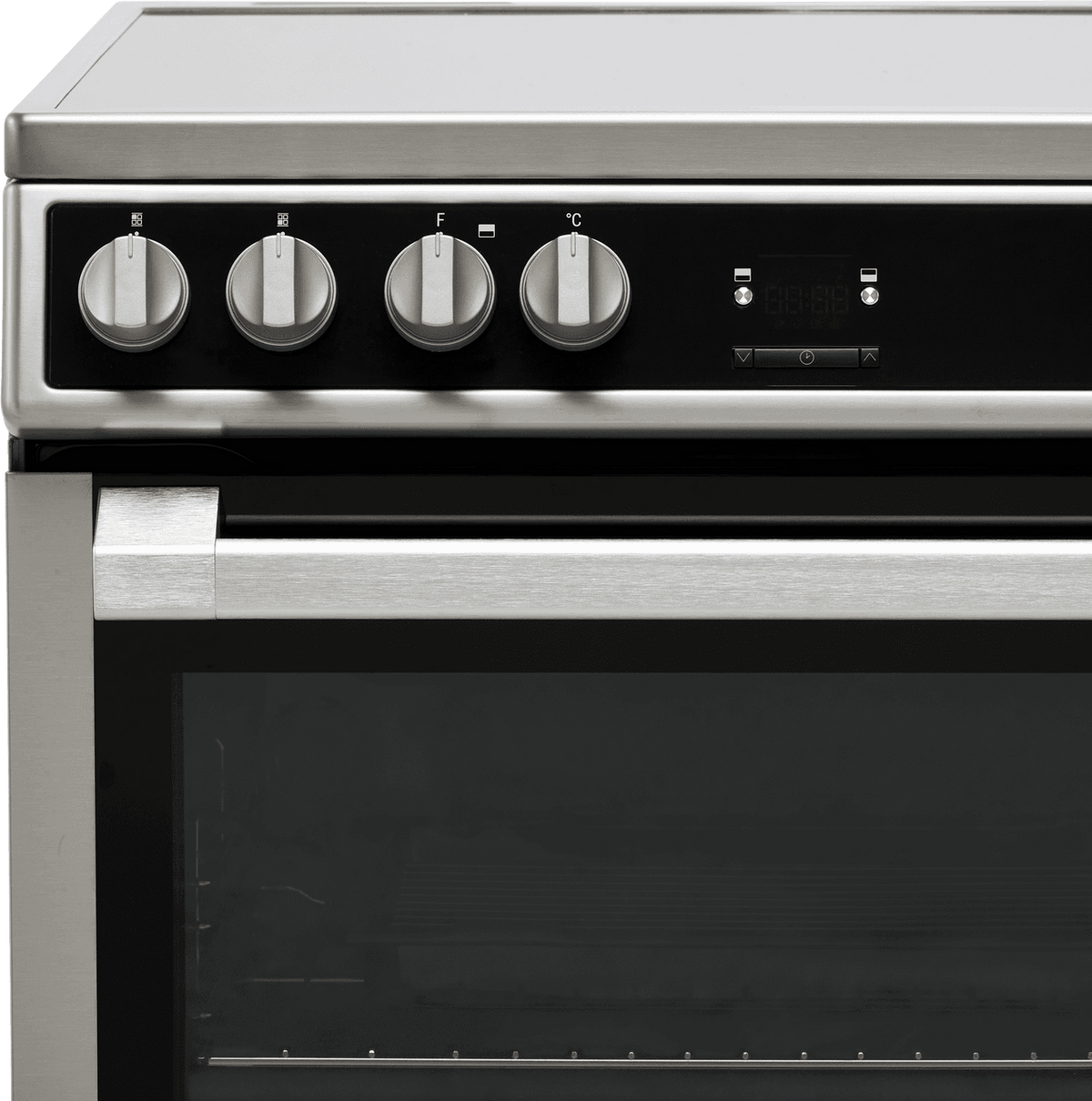 Hotpoint HDT67V9H2CX-UK Electric Cooker with Ceramic Hob - Silver - A-A Rated