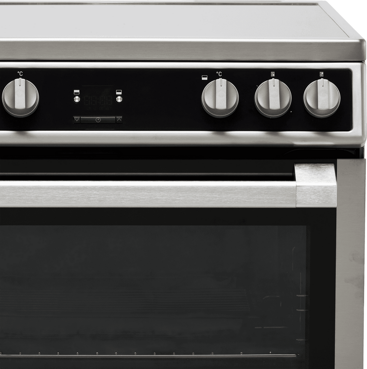 Hotpoint HDT67V9H2CX-UK Electric Cooker with Ceramic Hob - Silver - A-A Rated