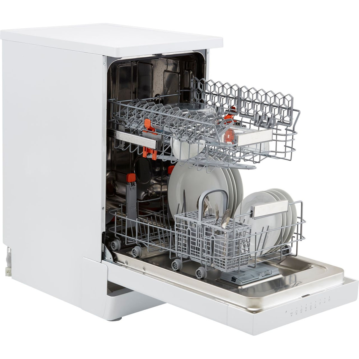 Hotpoint HSFO3T223WUKN Slimline Dishwasher - White - E Rated