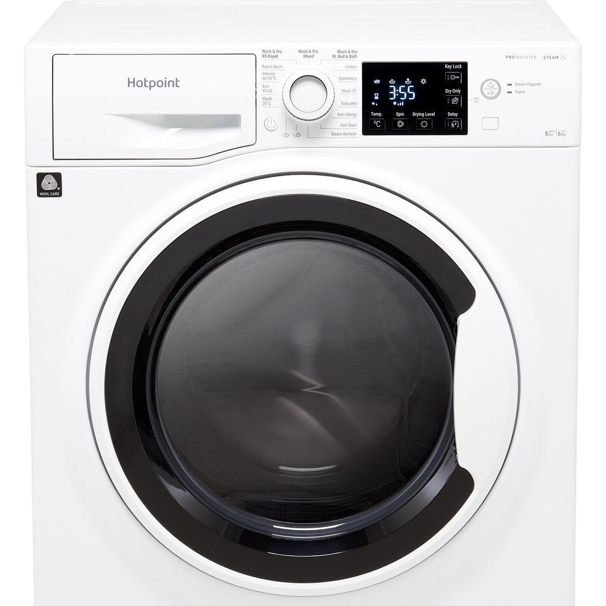 Hotpoint NDB8635WUK 8Kg - 6Kg Washer Dryer with 1400 rpm - White - D Rated