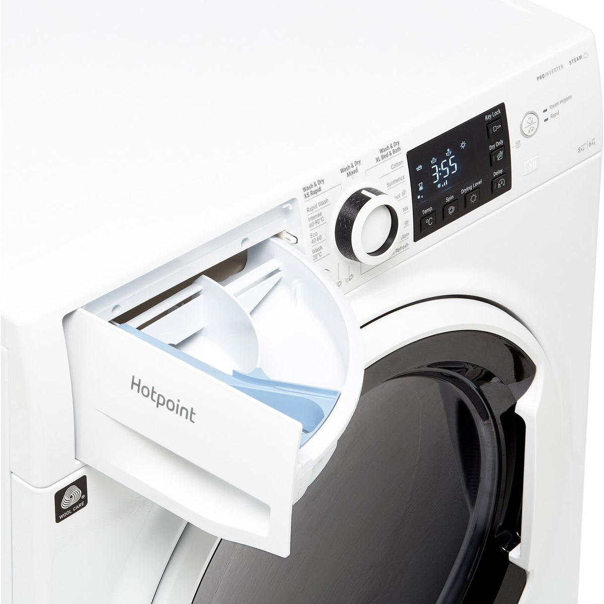 Hotpoint NDB8635WUK 8Kg - 6Kg Washer Dryer with 1400 rpm - White - D Rated