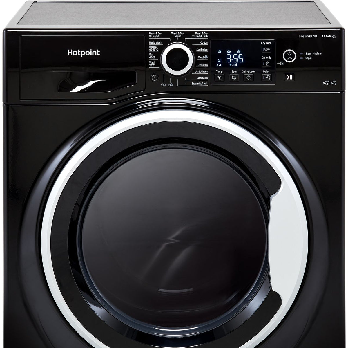 Hotpoint NDB9635BSUK 9Kg - 6Kg Washer Dryer with 1400 rpm - Black - D Rated