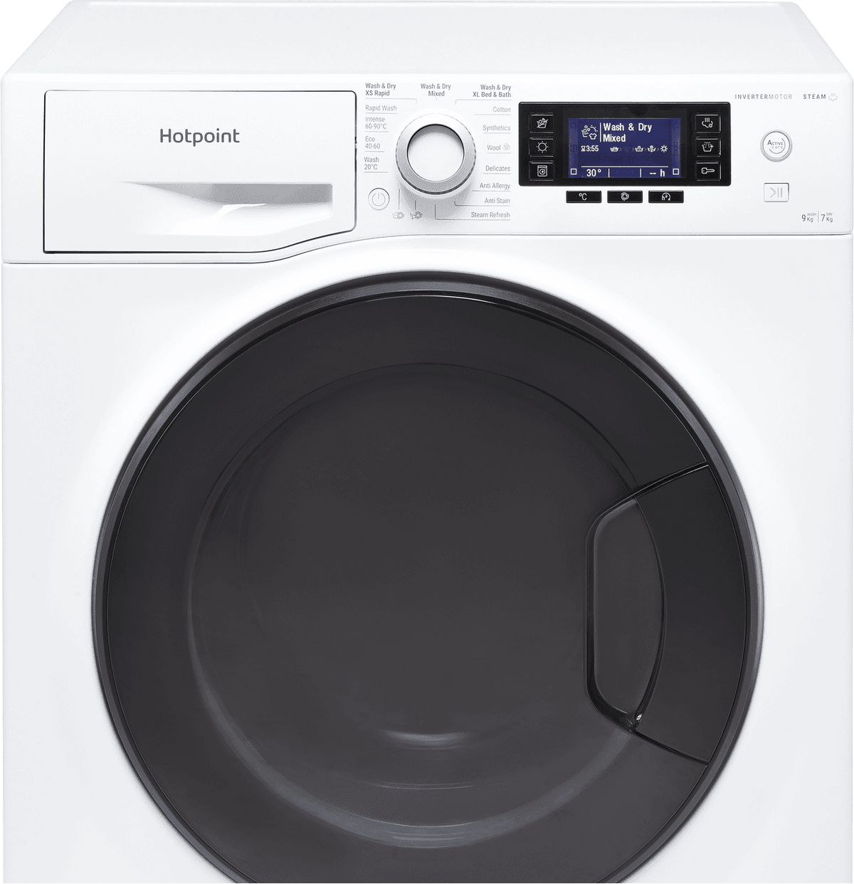 Hotpoint NDD9725DAUK 9Kg - 7Kg Washer Dryer with 1600 rpm - White - E Rated