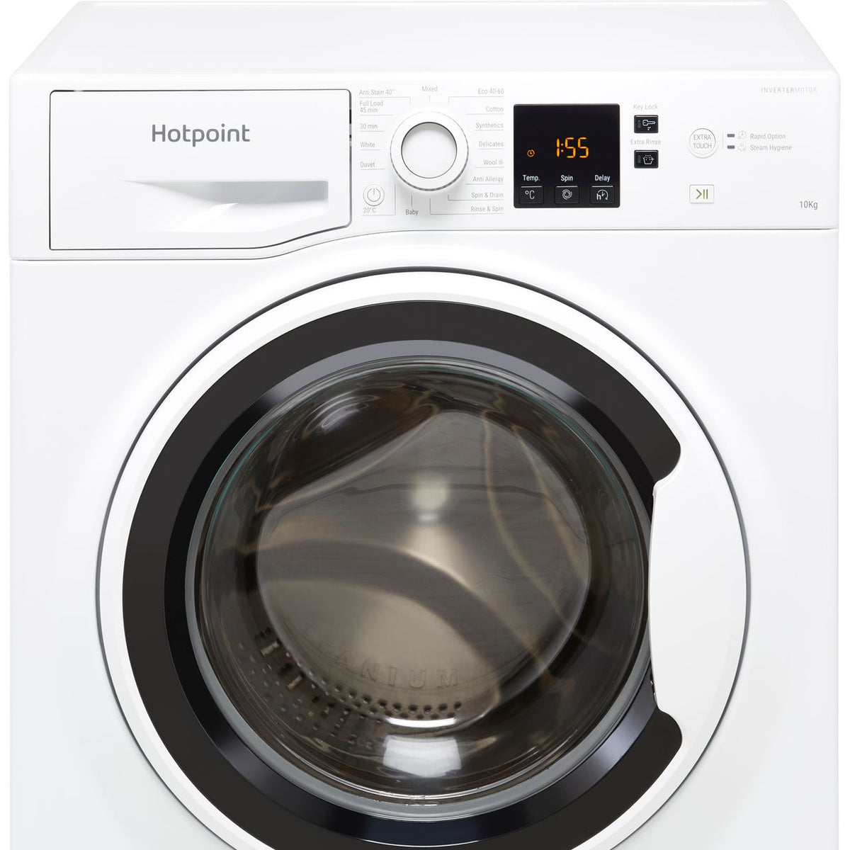 Hotpoint NSWA1045CWWUKN 10kg Washing Machine with 1400 rpm - White - B Rated