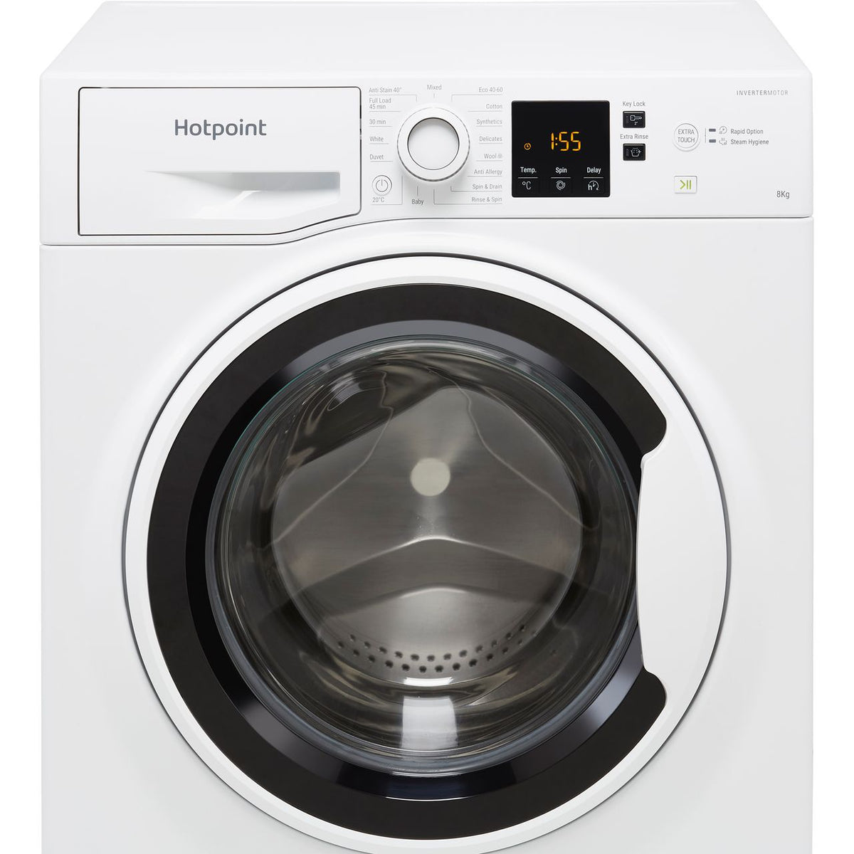 Hotpoint NSWA845CWWUKN 8kg Washing Machine with 1400 rpm - White - B Rated