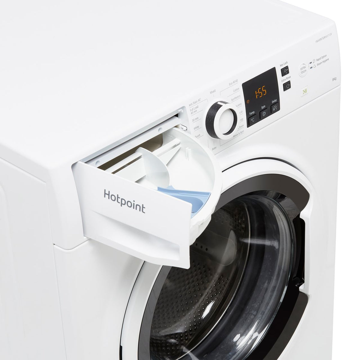 Hotpoint NSWA845CWWUKN 8kg Washing Machine with 1400 rpm - White - B Rated