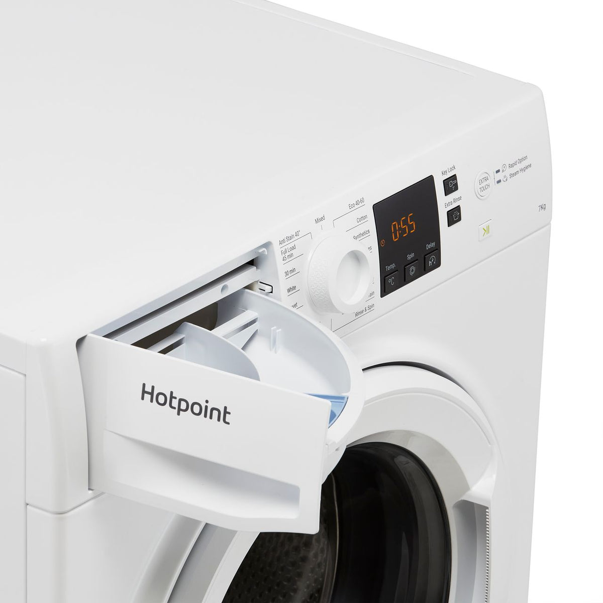 Hotpoint NSWM743UWUKN 7kg Washing Machine with 1400 rpm - White - D Rated