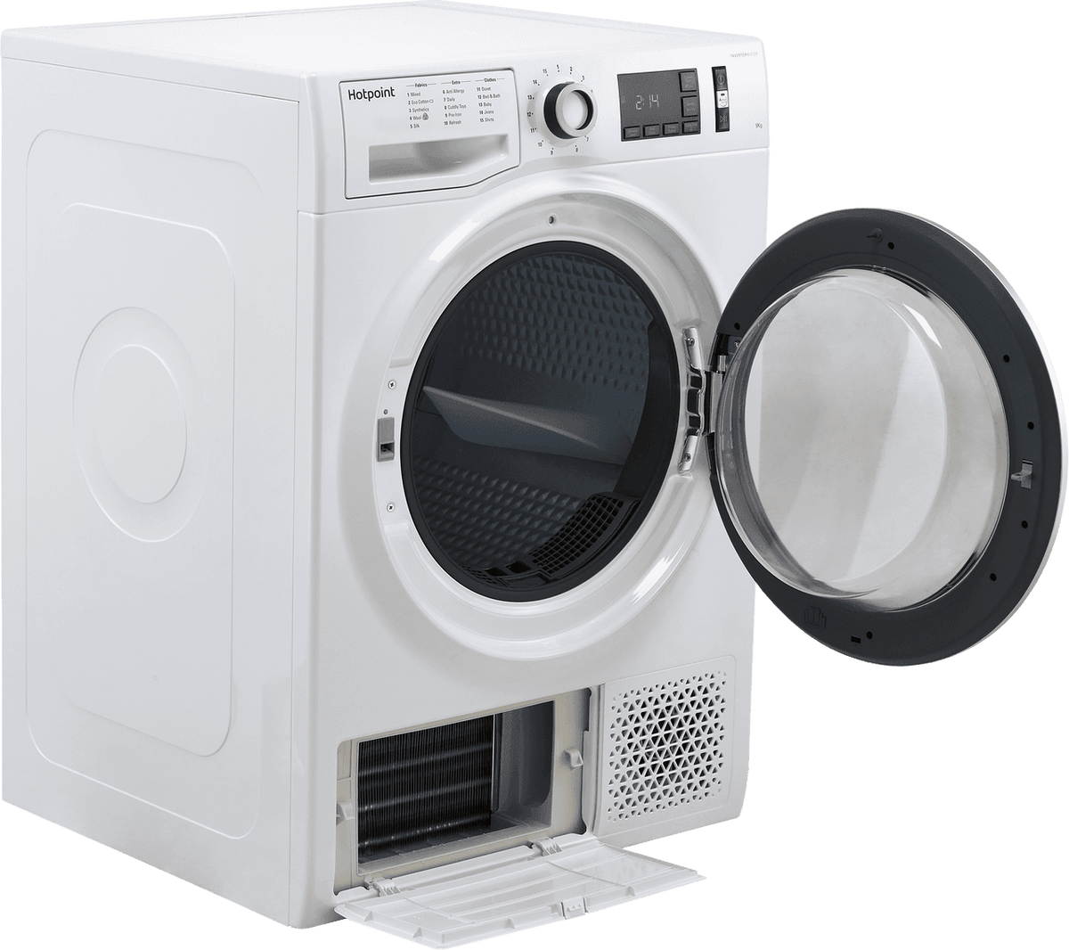 Hotpoint NTM1192SKUK 9Kg Heat Pump Tumble Dryer - White - A++ Rated