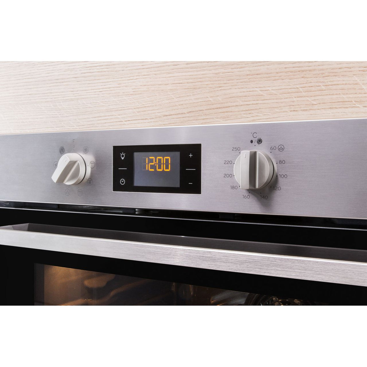 Indesit Aria IFW6340IX Built In Electric Single Oven - Stainless Steel - A Rated