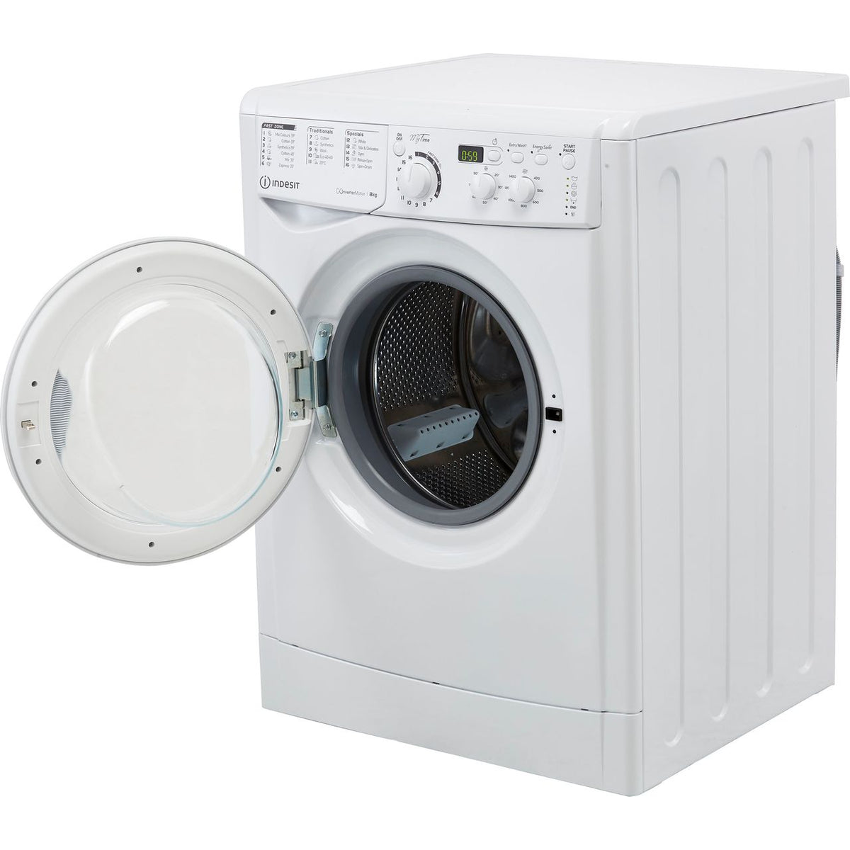 Indesit My Time EWD81483WUKN 8kg Washing Machine with 1400 rpm - White - D Rated