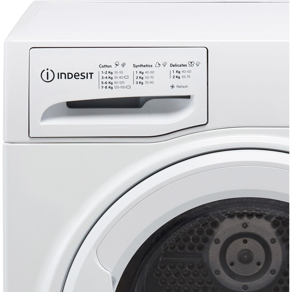 Indesit I2D81WUK 8Kg Condenser Tumble Dryer - White - B Rated