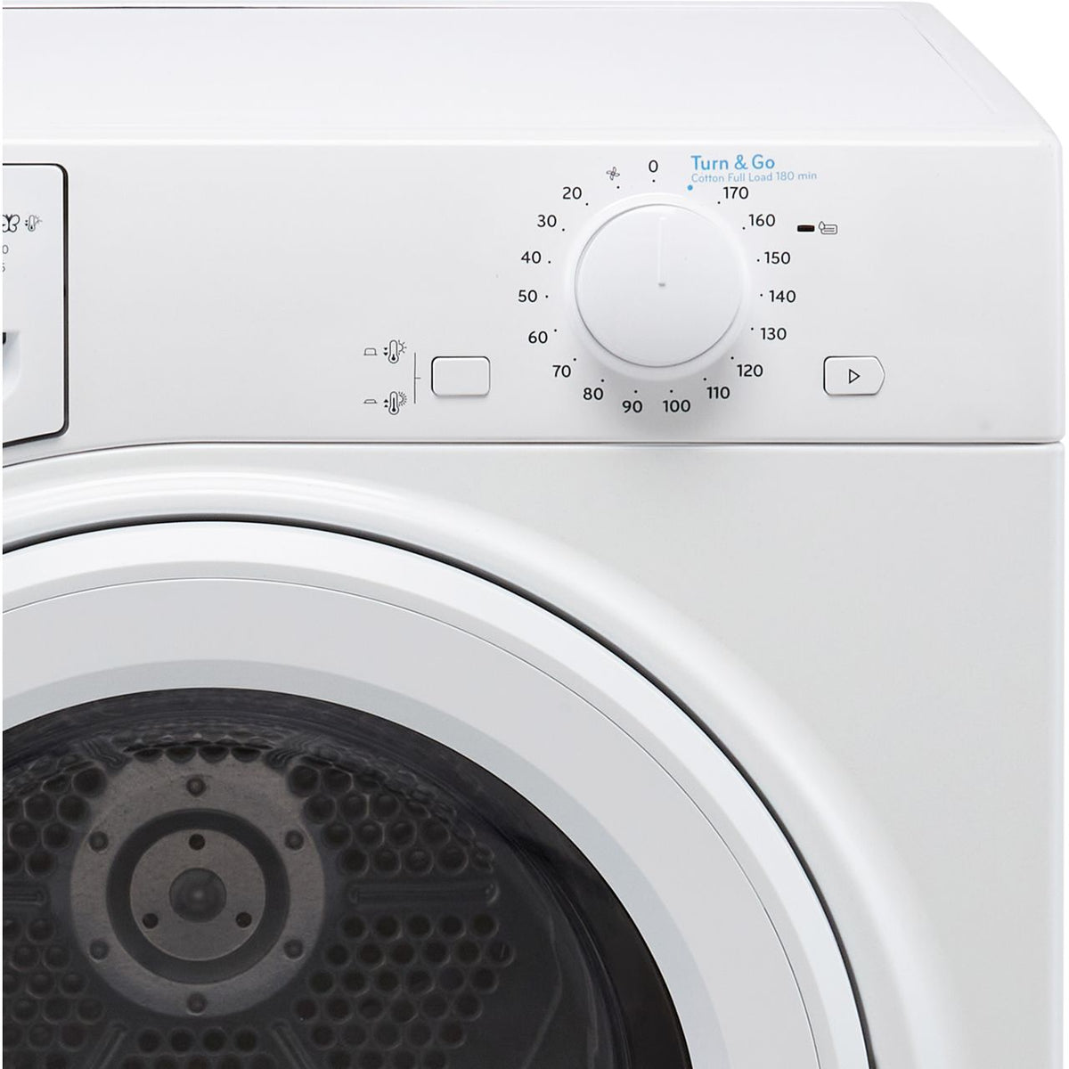 Indesit I2D81WUK 8Kg Condenser Tumble Dryer - White - B Rated