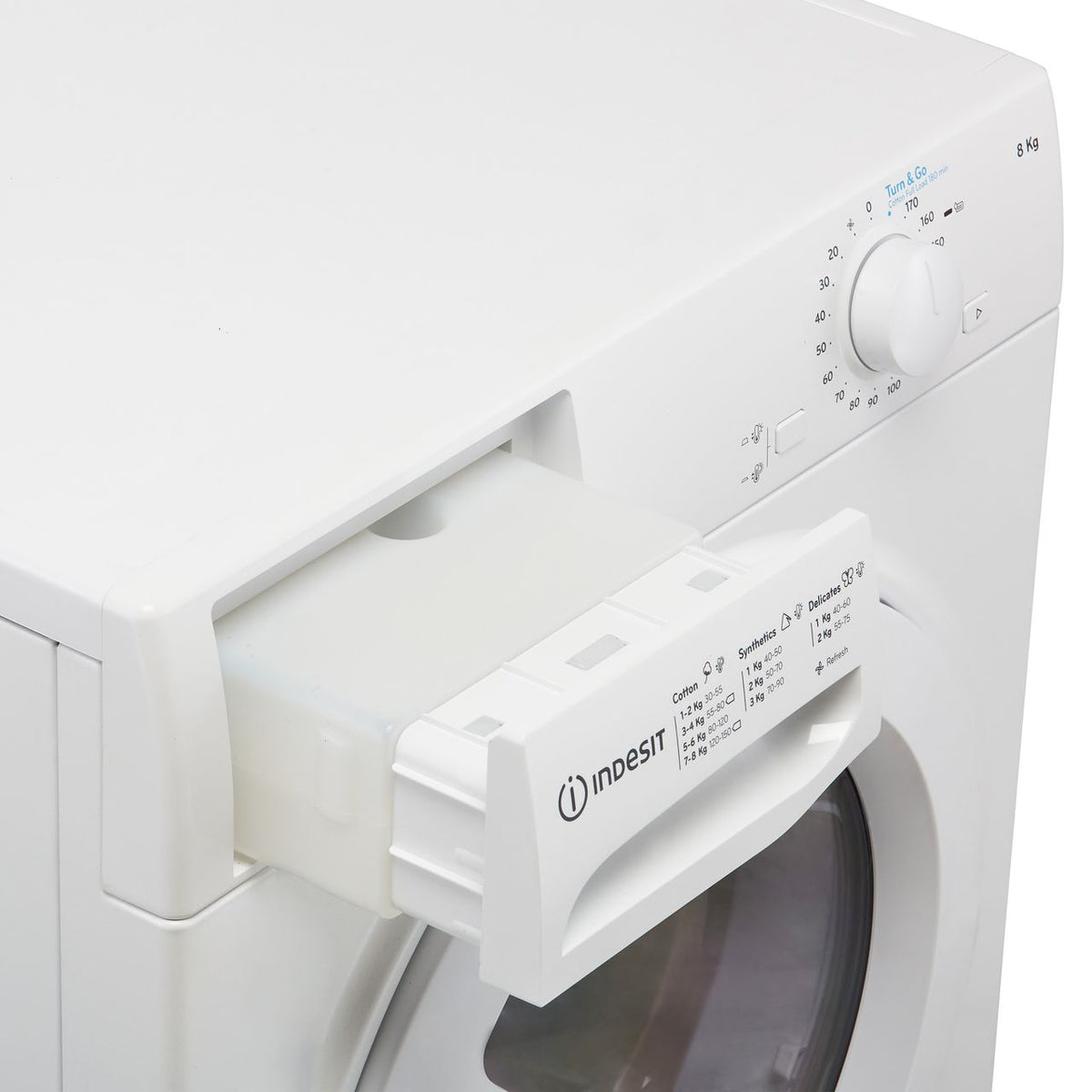 Indesit I2D81WUK 8Kg Condenser Tumble Dryer - White - B Rated