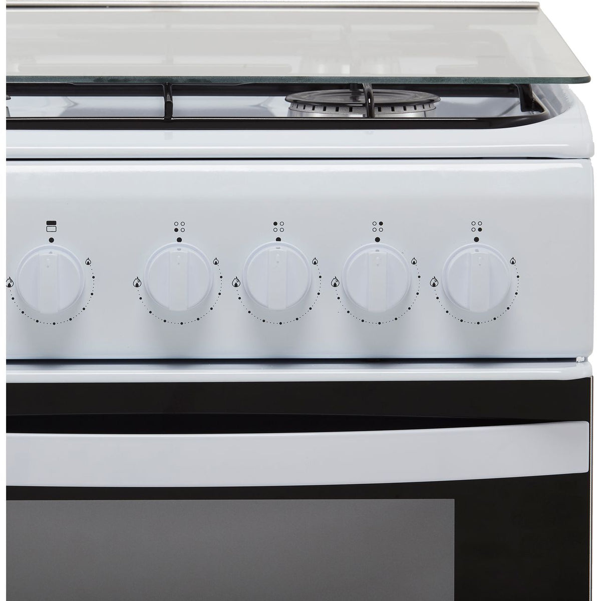 Indesit Gas Cooker | White | ID5G00KMW-L | ao.com