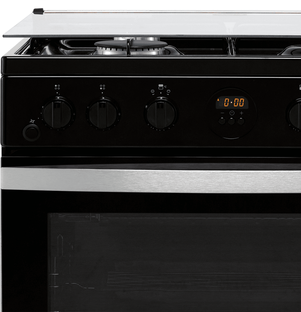 Indesit ID67G0MCB-UK Gas Cooker - Black - A+-A+ Rated