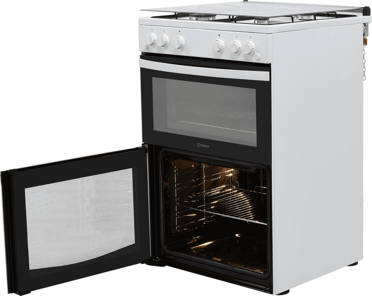 Indesit ID67G0MCW-UK Gas Cooker - White - A+-A+ Rated