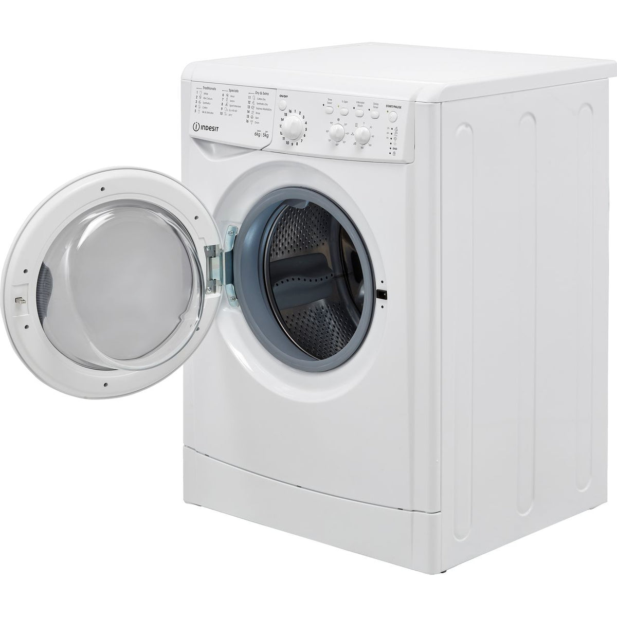 Indesit IWDC65125UKN 6Kg - 5Kg Washer Dryer with 1200 rpm - White - F Rated