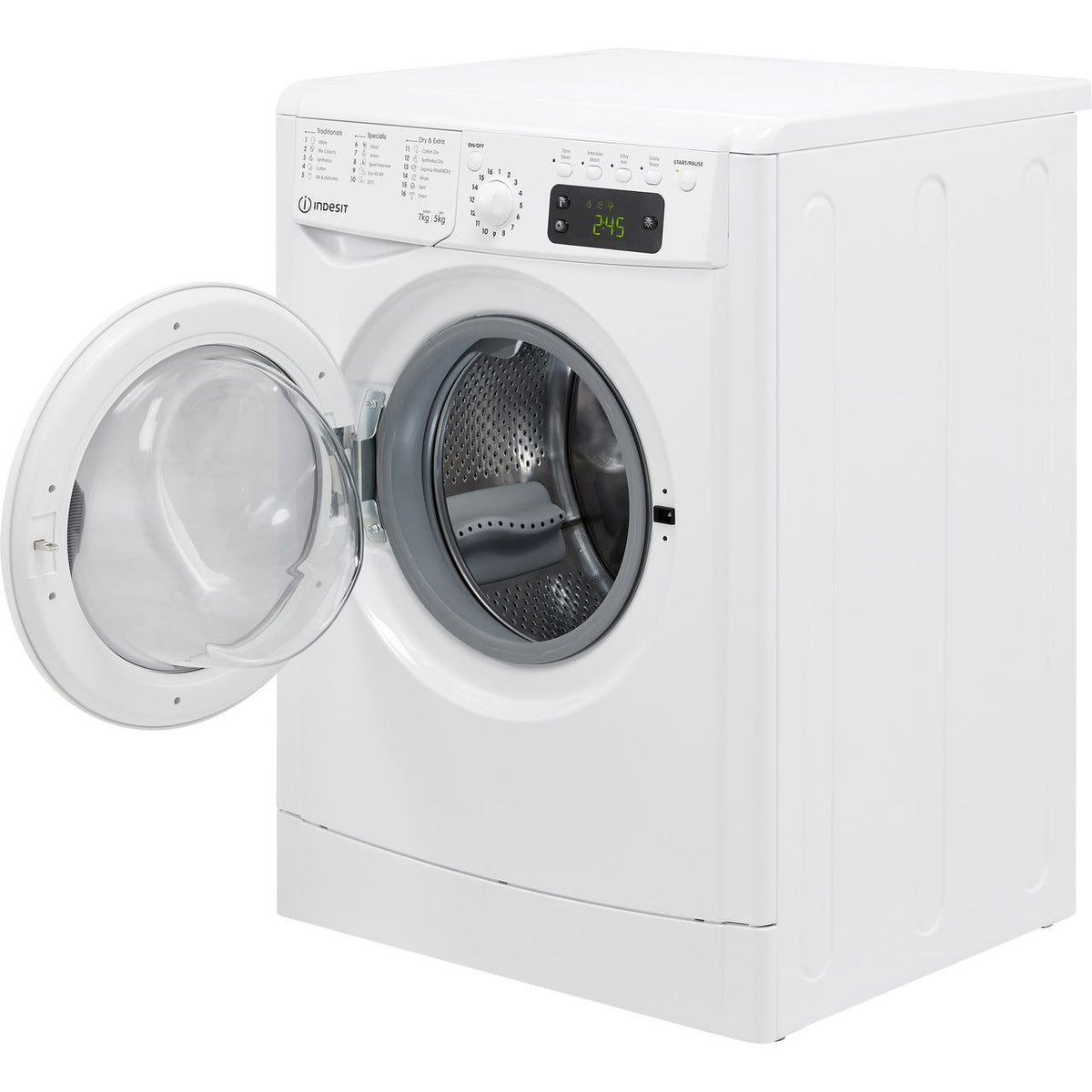 Indesit IWDD75125UKN 7Kg - 5Kg Washer Dryer with 1200 rpm - White - F Rated