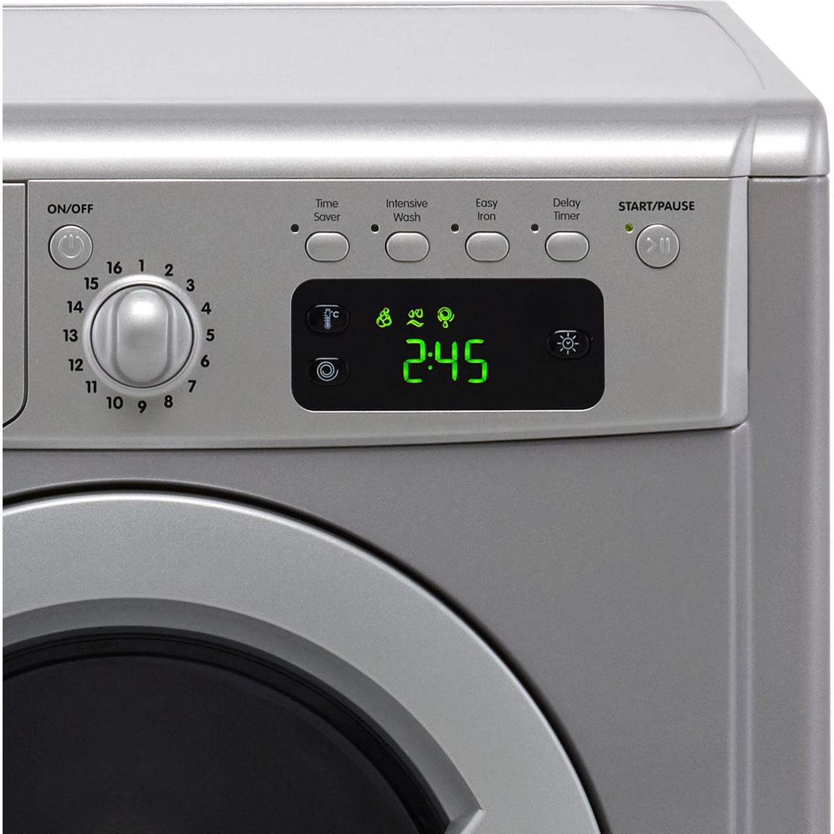 Indesit IWDD75145SUKN 7Kg - 5Kg Washer Dryer with 1400 rpm - Silver - F Rated