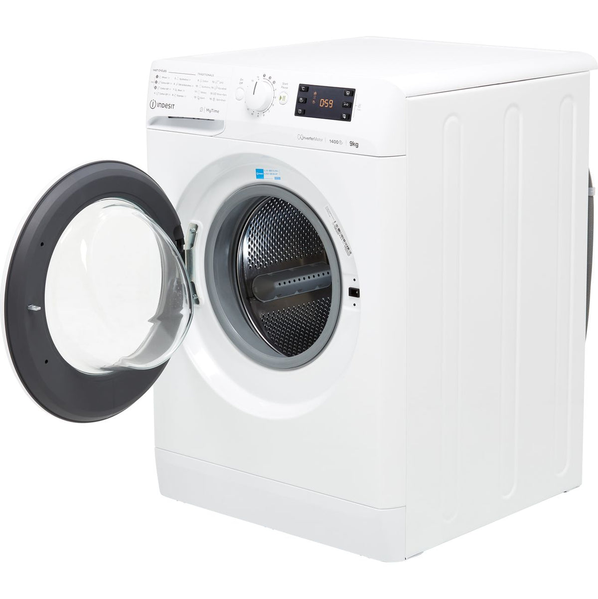 Indesit MTWE91495WUKN 9kg Washing Machine with 1400 rpm - White - B Rated