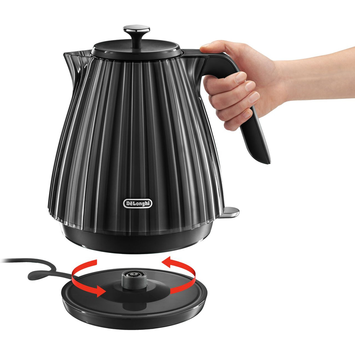 De'Longhi Ballerina KBD3001.BK Kettle - Black