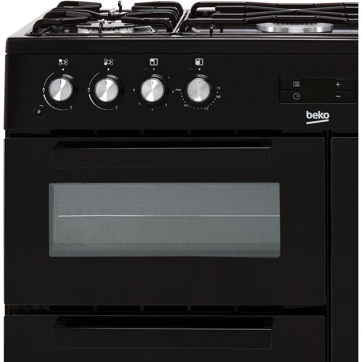 Beko KDVF90K 90cm Dual Fuel Range Cooker - Black - A-A Rated