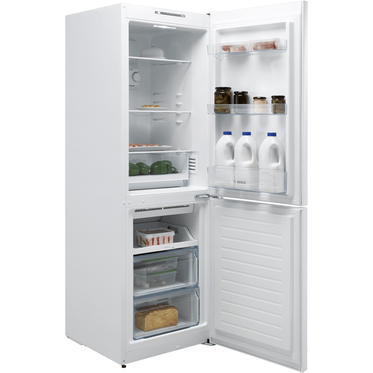 Bosch Series 2 KGN33NWEAG 60-40 Frost Free Fridge Freezer - White - E Rated