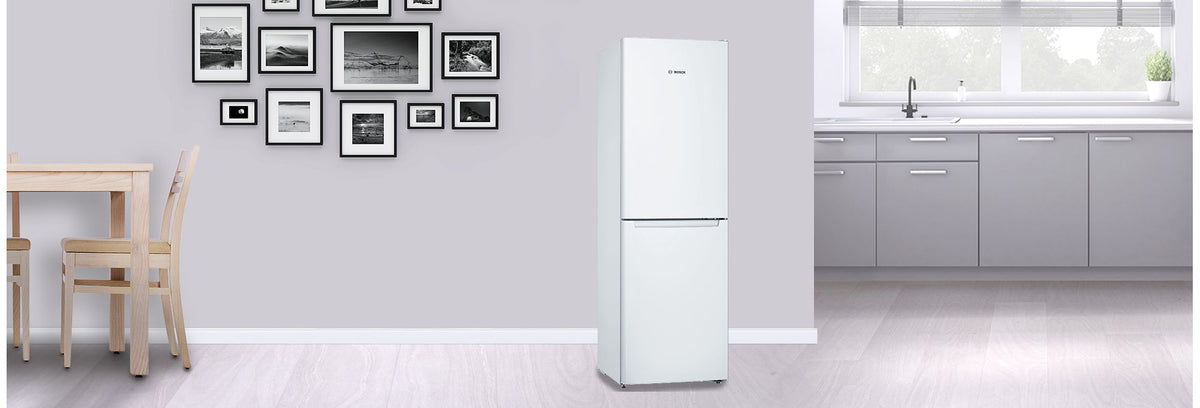 Bosch Series 2 KGN34NWEAG 50-50 Frost Free Fridge Freezer - White - E Rated