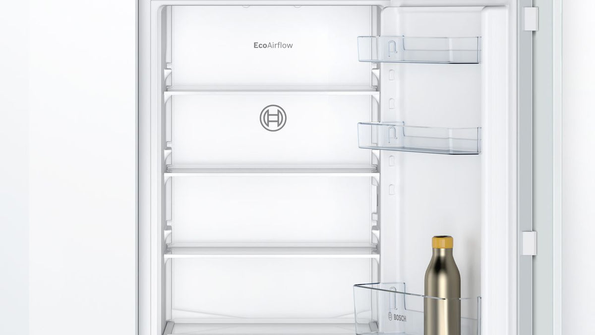 Bosch Series 2 KIN86NFE0G Integrated 60-40 Frost Free Fridge Freezer with Fixed Door Fixing Kit - White - E Rated