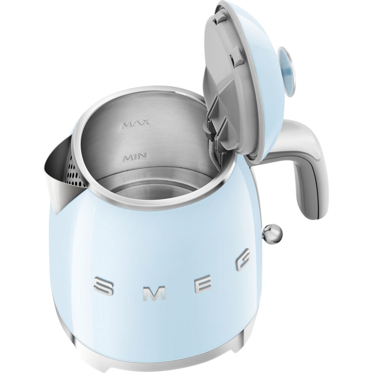 Smeg 50's Retro Mini KLF05PBUK Kettle - Pastel Blue