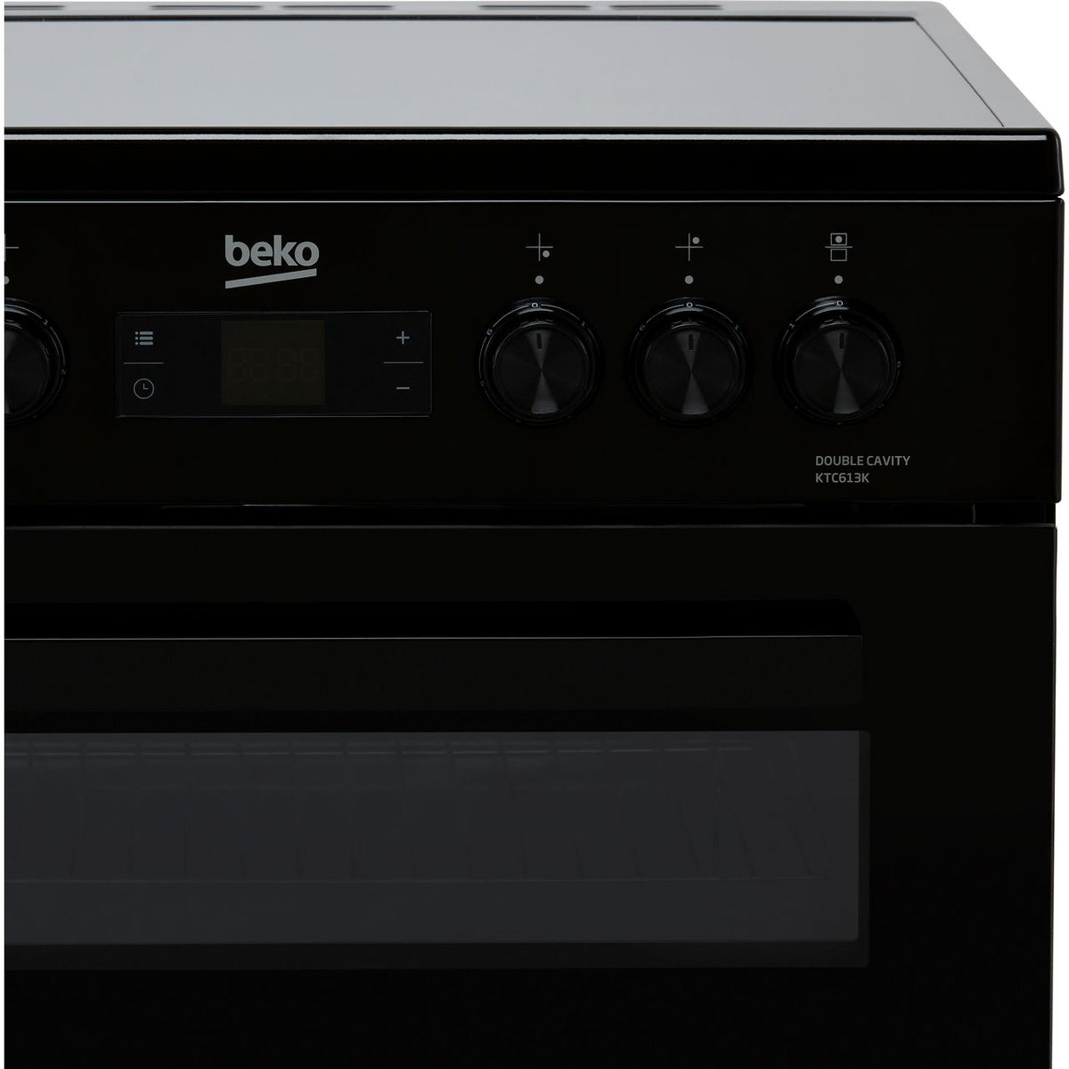 Beko KTC613K Electric Cooker with Ceramic Hob - Black - A Rated