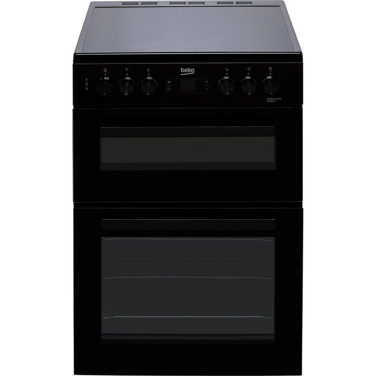 Beko KTC613K Electric Cooker with Ceramic Hob - Black - A Rated