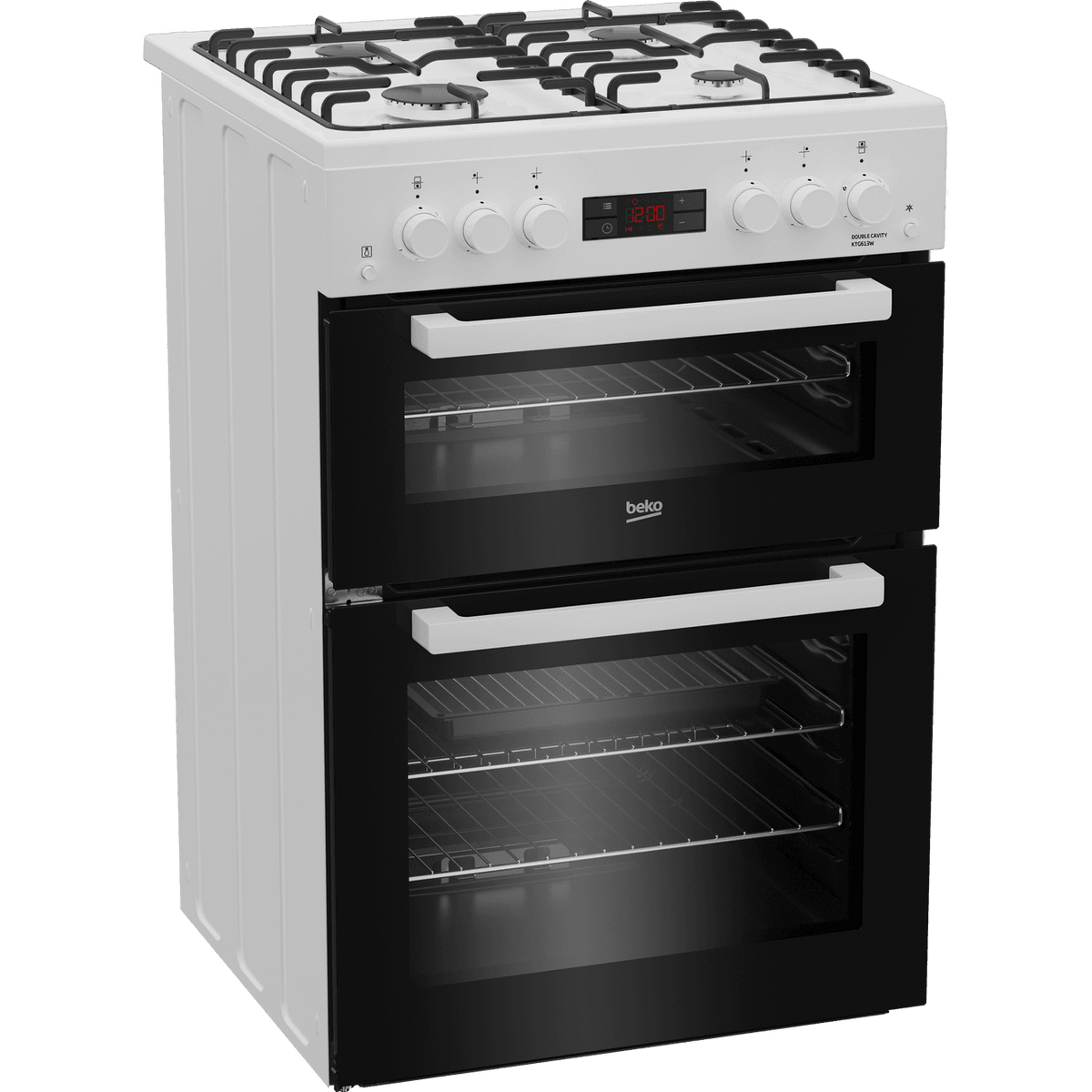 Beko KTG613W Gas Cooker with Variable Gas Grill - White - A+ Rated